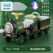 正品 小火车可坐人控遥电动车男女小孩玩具四轮汽车儿童双座宝宝电