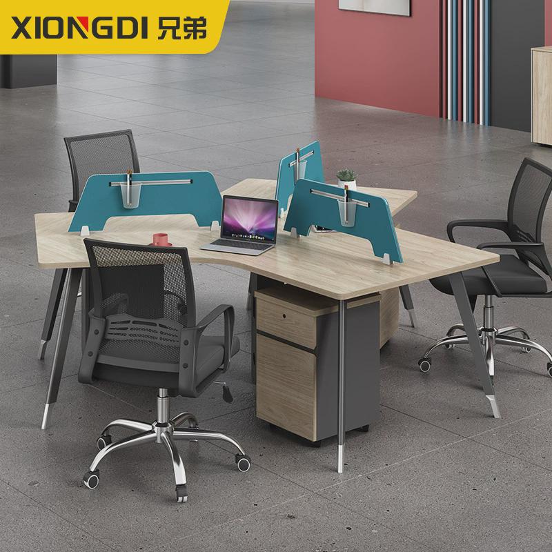办公家具3人位职员办公桌屏风员工桌工作办公室桌子办公桌椅组合