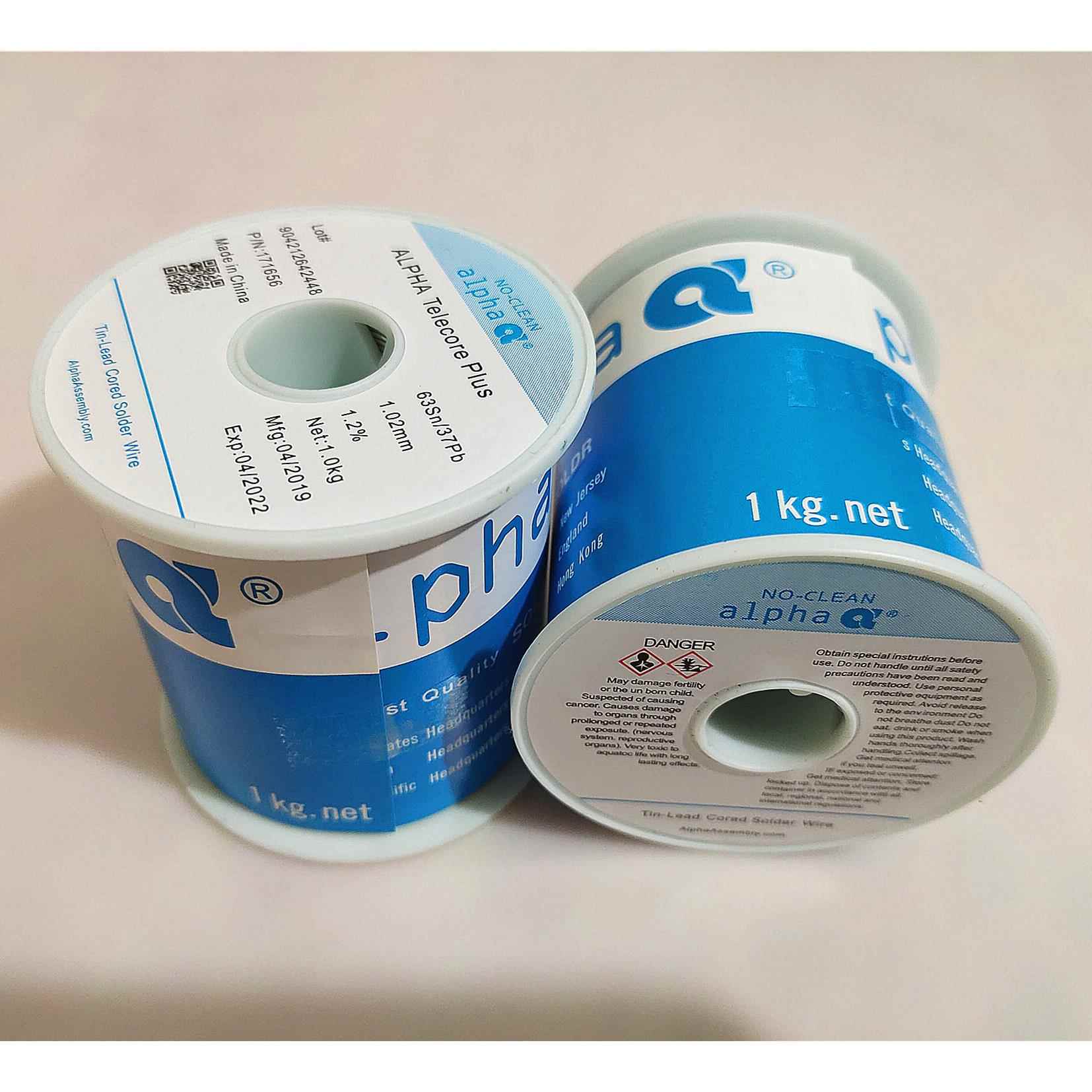 原装ALPHA美国进口爱法/阿尔法焊锡丝SN63/37 0.81-1.57MM 1KG/卷