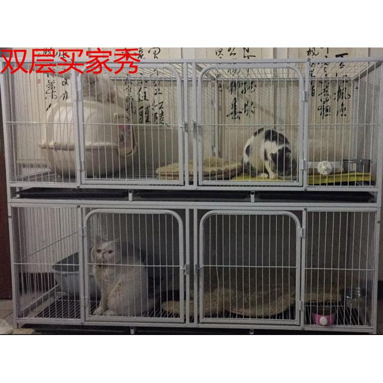 正品繁育猫猫别墅 笼子家用 室内猫舍空狗笼繁笼殖猫寄养三层猫柜