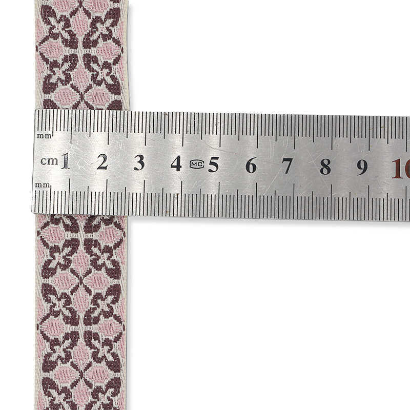 25码一卷刺绣花边织带涤纶包边带 头饰蝴蝶结服装辅料DIY服装配件