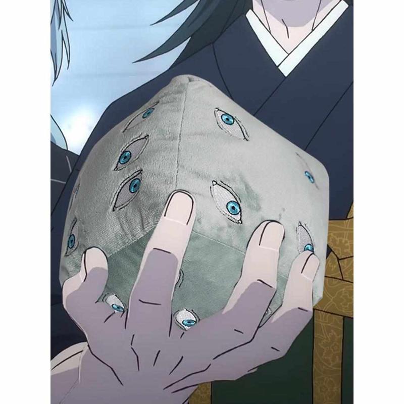 咒术回战五条悟狱门疆周边夏油杰特级咒物毛绒公仔搞怪眼睛骰子5t