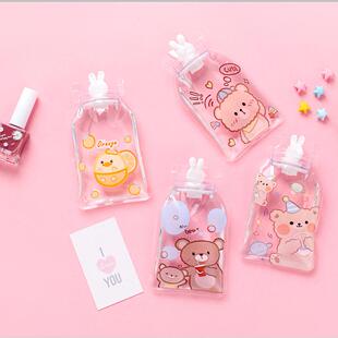 迷你特小热水袋透明卡通灌水袋学生注水袋暖手热敷暖被窝宝宝防烫