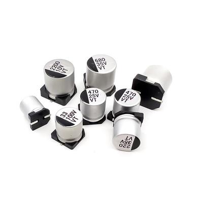 贴片铝电解电容器SMD 16V 25V 35V 50V 10UF100UF220UF47UF 470UF