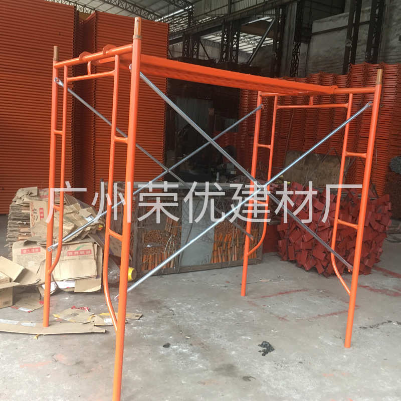 厂家广州装修工程活动移动脚手架 建筑加厚施工工地门式脚手架