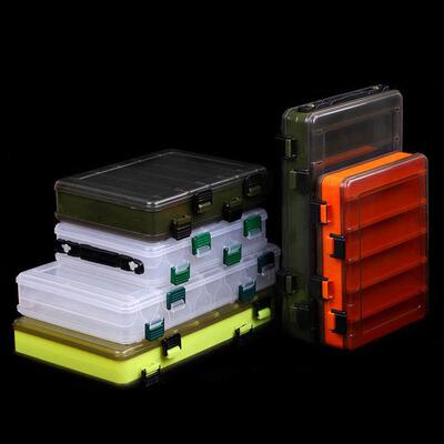 WALK FISH Fishing Box for Baits Double Sided Plastic Lure Bo