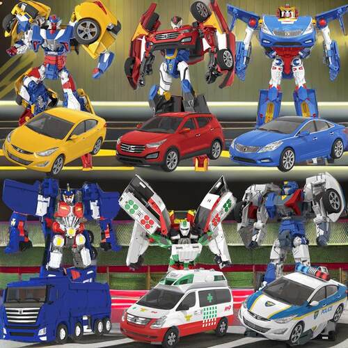 正版咖宝车神儿童玩具金刚变形汽车机器人王牌车手伽男孩雄鹰霍克