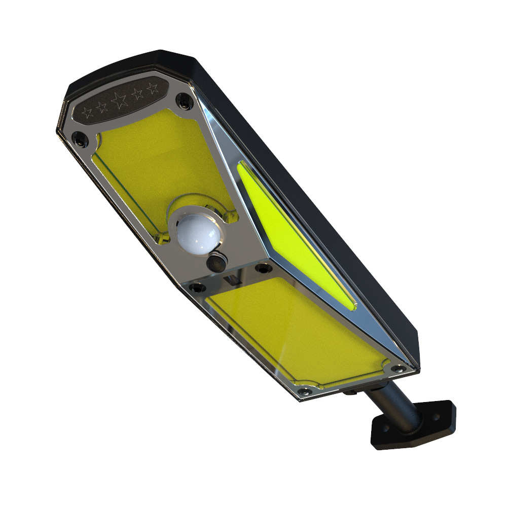 户外防水无极调光太阳能灯庭院壁灯遥控人体感应花园小路灯