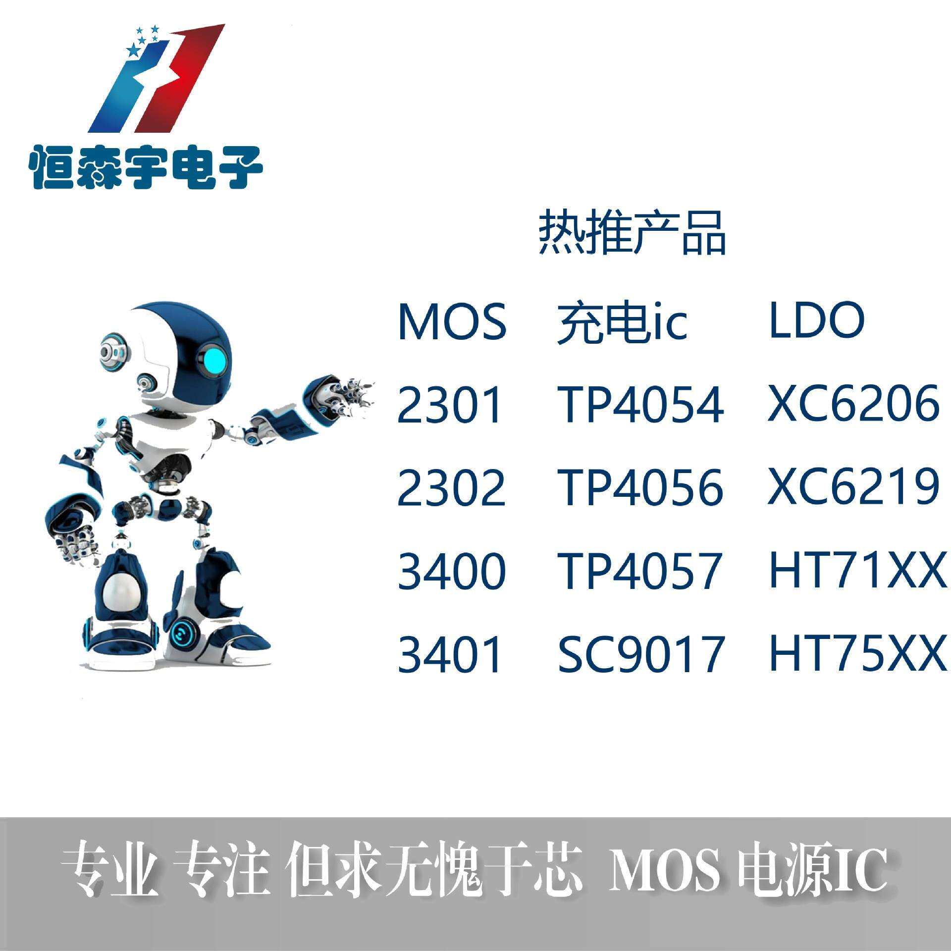 英集芯 IP2365 QFN24 内置MOS 5-30V 3A 1-4串电池降压充电IC芯片