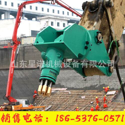 气动235型机载式凿毛机 高效率墙面路面打毛拉毛机 挖机凿毛机