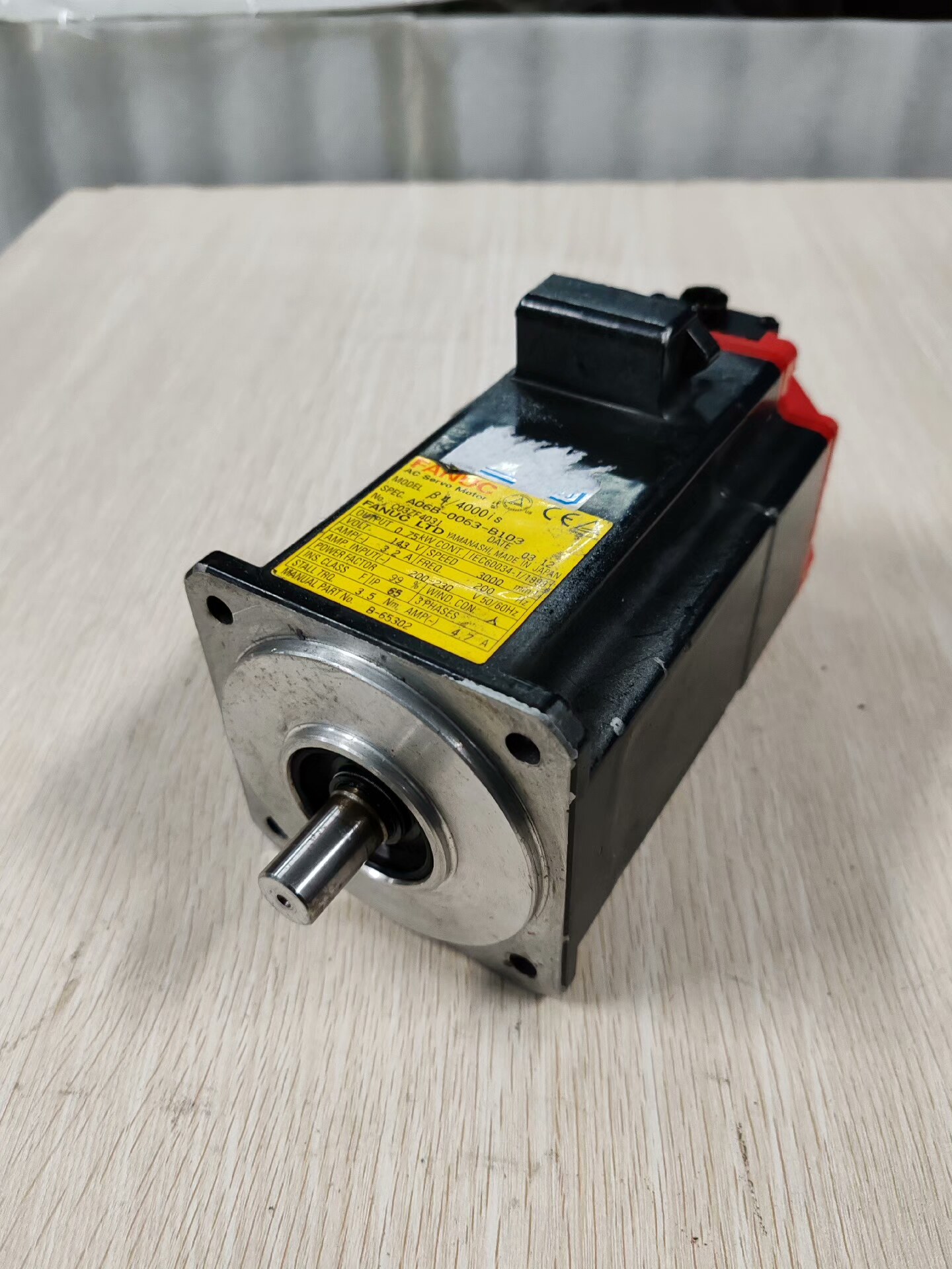 FANUC发那科伺服电机A06B-0063-B103，带编码