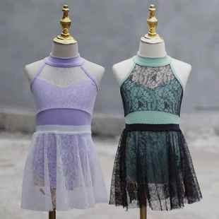 儿童舞蹈服夏季女童练功服体形服中国舞拉丁服公主裙芭蕾舞服装定