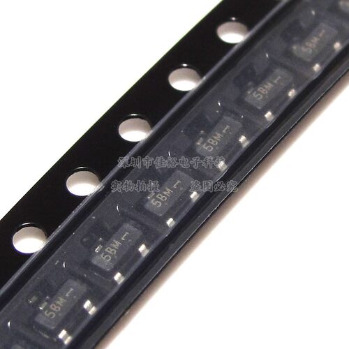 贴片三极管 MMBD6100 SOT-23 丝印5BM 70V0.2A 整流器三极管 10个