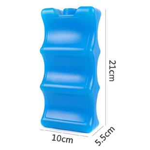 婵之语波浪蓝冰600ml蓄冷冰盒超长保冷无需注水反复使用