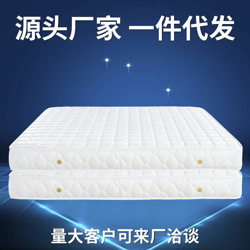 弹簧床垫加厚20CM席梦思床垫1.5米1.8米乳胶椰棕软硬两用支持