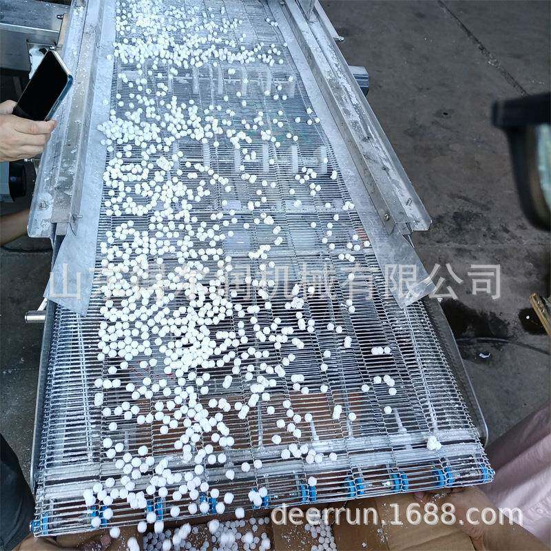 珍珠芋圆滚筒裹粉机 杏鲍菇上浆上粉机器 粉尘回收利用 搭接方便