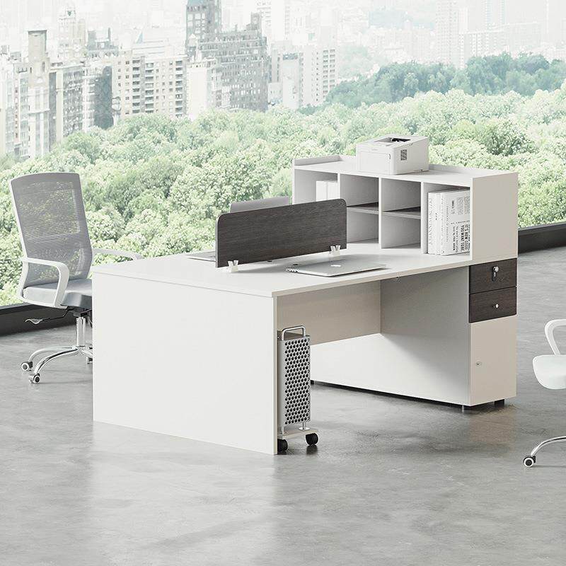 新款直销2/4/6多人位职员办公桌椅组合简约现代办公室员工卡座工