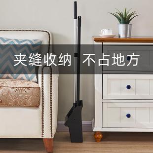 扫把簸箕套装 家用组合黑色加厚笤帚户外防风折叠餐厅庭院垃圾铲