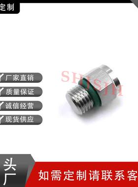 SS-12-PST 16不锈钢替换Swagelok六角外直堵头O型圈密封