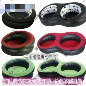 充气沙发懒人沙双发单人人植绒气垫凳用10043668成人儿童休闲座椅