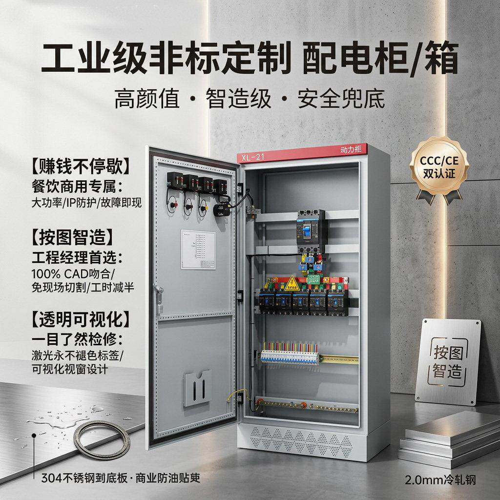 定制成套配电柜动力柜明装工业厂房配电箱照明开关总箱厂家直销