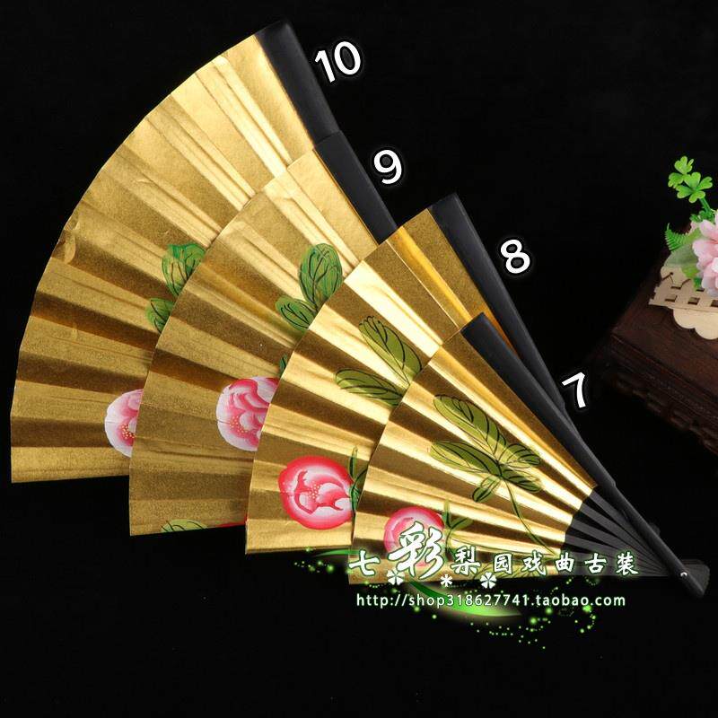 曲戏剧贵妃醉JIL酒丹折扇小生牡花旦纸扇民族舞蹈8寸戏9寸金扇折