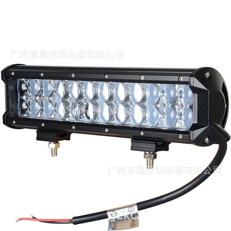 72w4D透镜LED长条灯适用汽车越野车中网前杠灯射灯