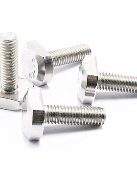 04不锈钢G37T3PFA型螺丝T型T槽用B螺栓形压板螺丝M5M6M8M10M12