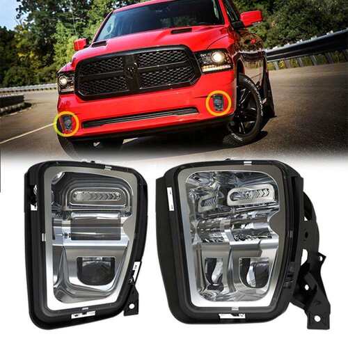 适用于道奇雾灯 LED汽车灯 改装前杠灯 for Dodge Ram 2500