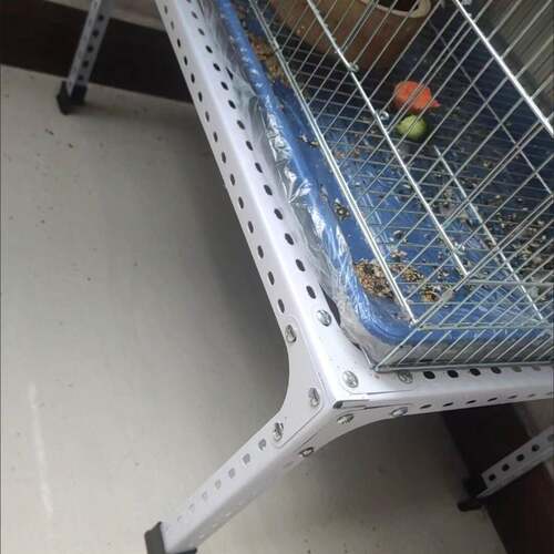 鸟笼底座支架放置架摆放架落地展示架脚架站架底架防潮防溅铁支架