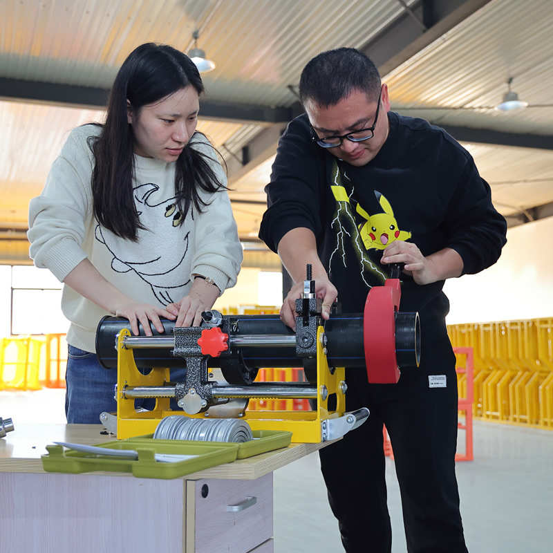 WP110C双环手摇pe对焊机热熔机PE管热熔对接焊机 WELPING热熔焊机