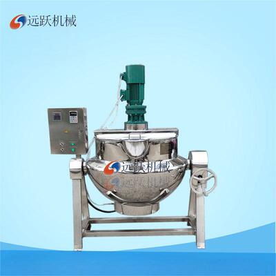 供应50L100L200L300L不锈钢燃气夹层锅 液化气摇摆汤锅 可倾式