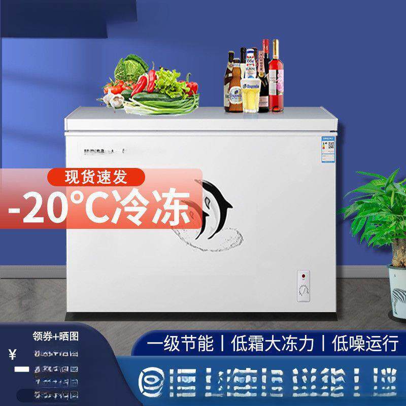 冰柜家用小型大容量全冷冻冷藏两用保鲜柜小冰柜商用冰箱