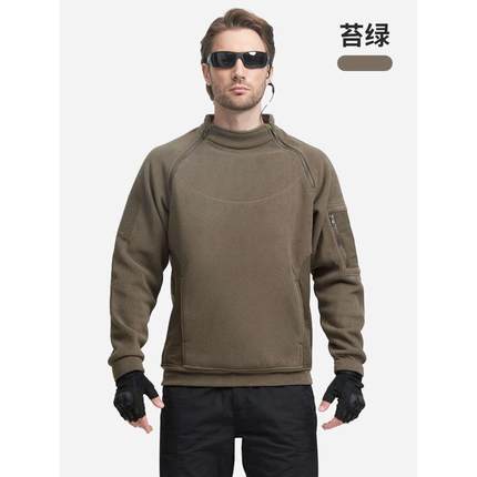 抓绒衣男款自由兵暴君户外保暖卫衣战术加厚摇粒绒外套冲锋衣内胆