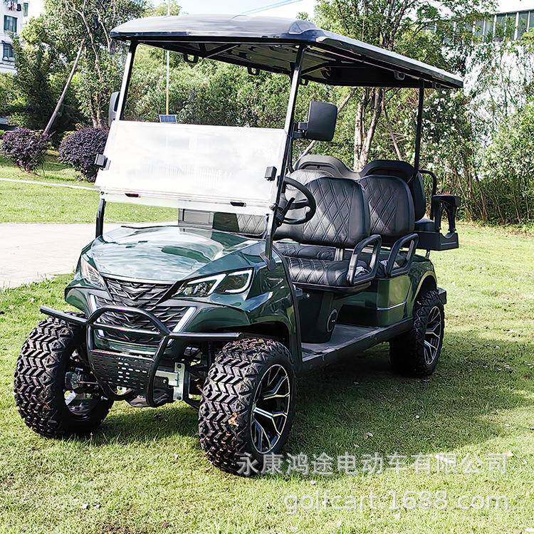 4-6人新款越野四轮沙滩山地全地形电动高尔夫球车