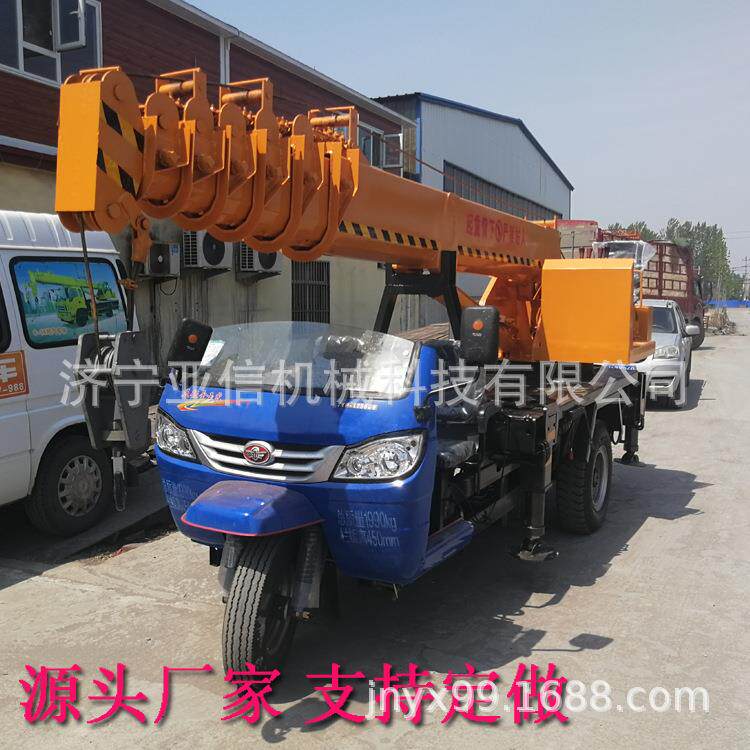 农用5吨五征三轮小吊机 32马力高配三蹦子吊车 三马子3吨随车吊