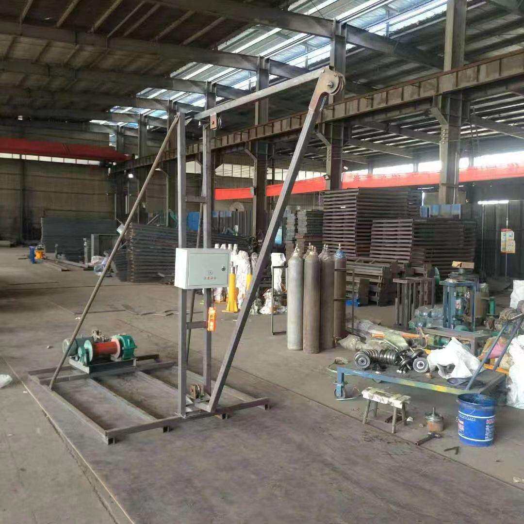 厂家哈儿吊人工挖孔桩用小型吊机抗滑摩擦桩快速卷扬机挖桩机