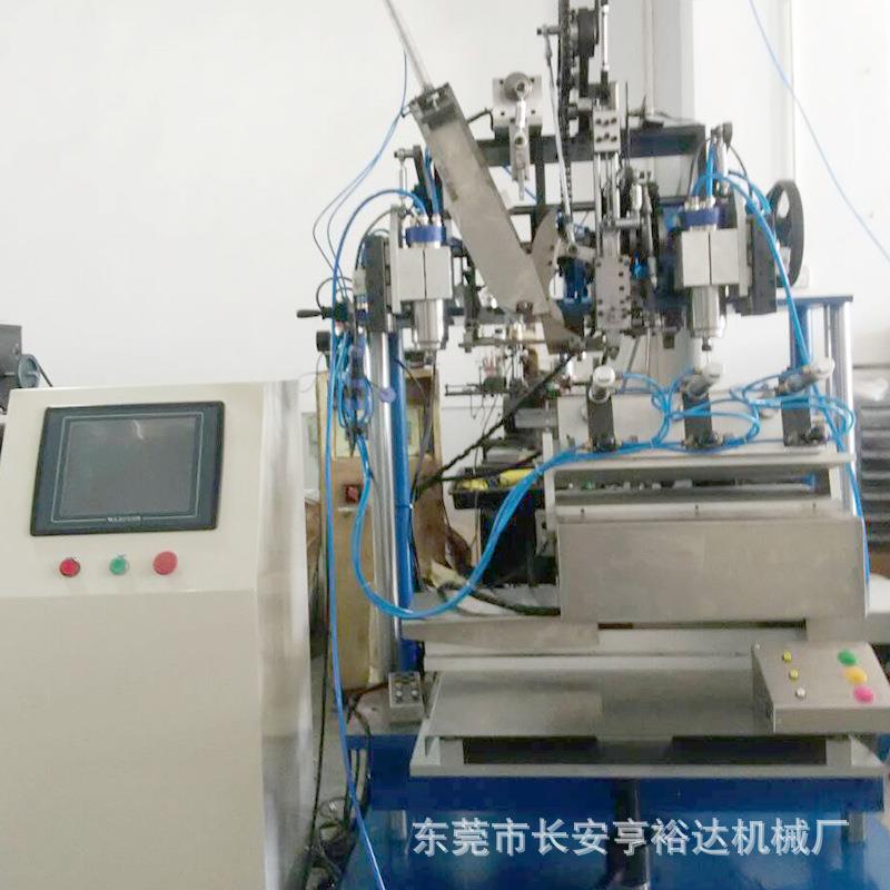 亨裕达提供全自动五轴两钻高速毛刷植毛机刷子电脑植毛机