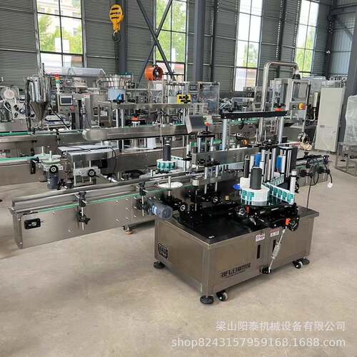 出售全自动双侧面贴标机 多功能圆瓶＋双面贴标机 洗衣液贴标现货