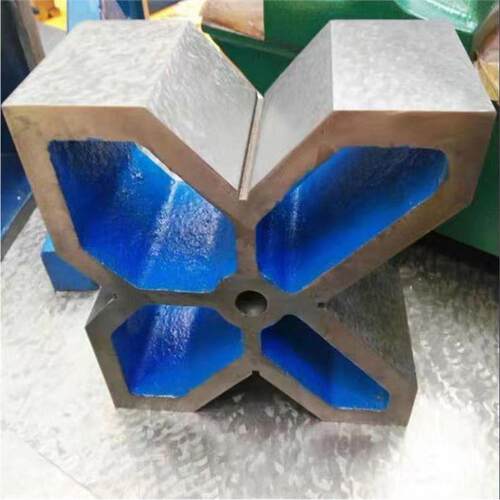 精密铸铁v型架90度钳工划线v型铁轴类检测v型块夹具校正v形铁块