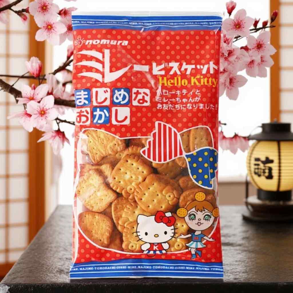 小圆饼干日本平野海盐风味纽扣饼进口零食休闲薄脆网红小吃130g