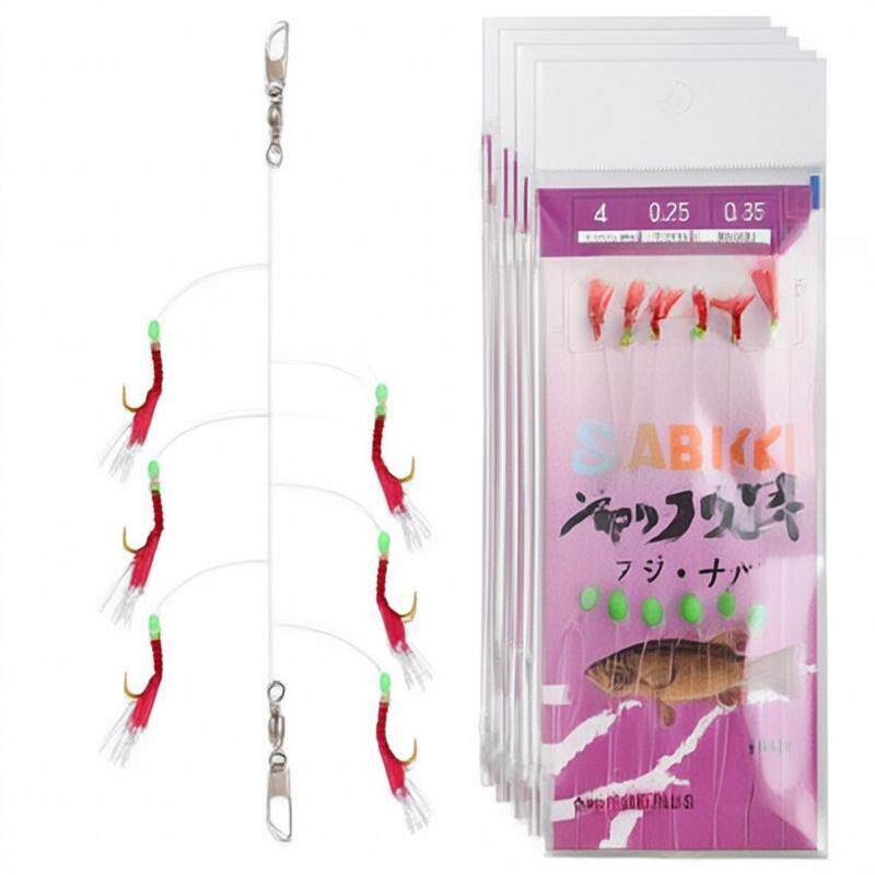 路亚鱼皮套装夜光虾皮鱼钩鱼钩