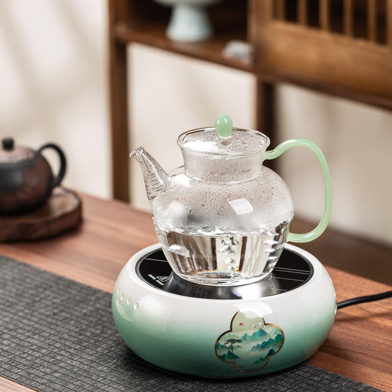 电陶炉玻璃烧水壶 耐高温煮茶壶大容量全玻璃加厚家用养生泡茶壶