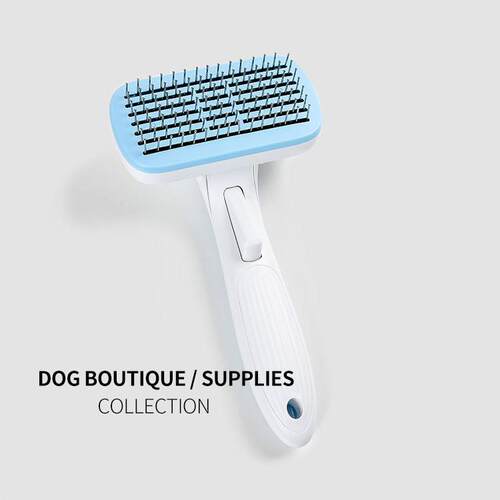 宠物梳子 自动褪毛梳 狗狗自洁梳 猫狗开结针梳 宠物清洁用品