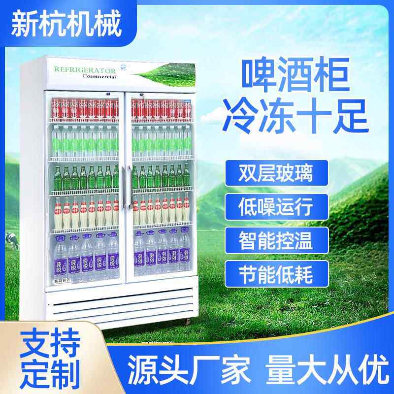 商用啤酒柜超市水果蔬菜冷藏保鲜柜水果饮料展示柜立式风幕柜