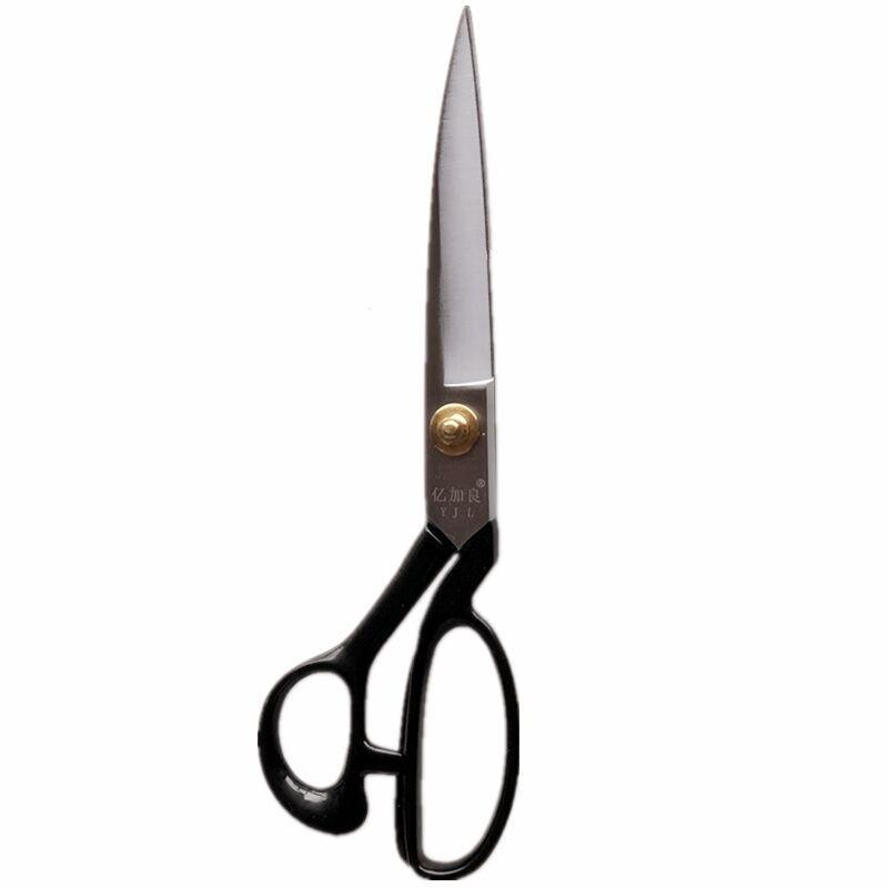 剪刀工具手软良加剪刀寸9家用布大缝纫寸右服装裁裁缝亿套胶10