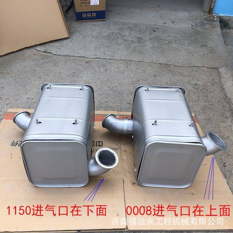 北奔重卡国六消声器总成配件 消声器配件总成 厂家价格静音
