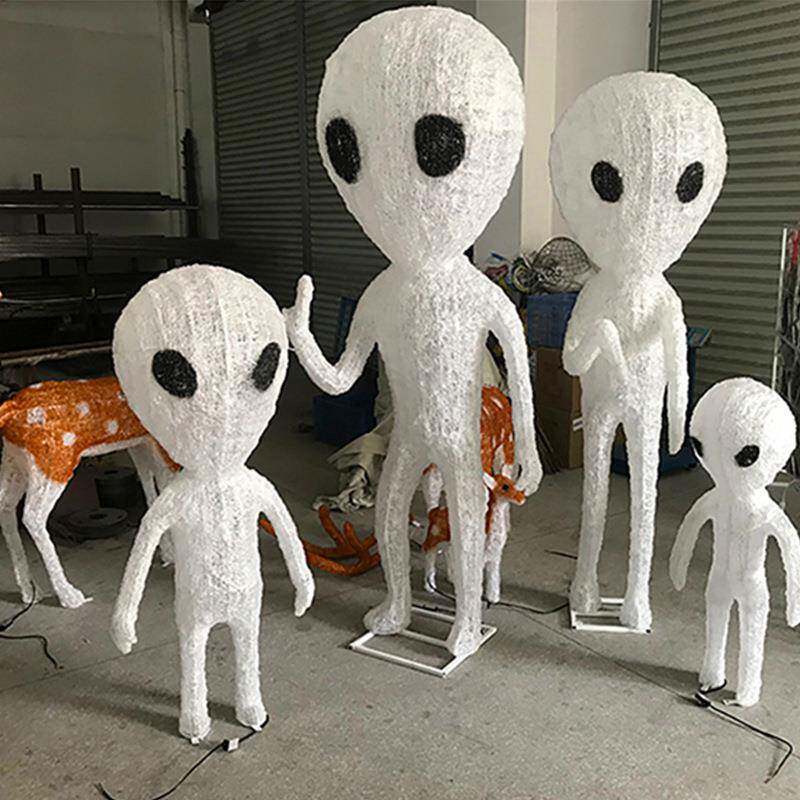 led滴胶外星人造型灯广场园林草坪装饰景观灯户外仿真造型灯摆件