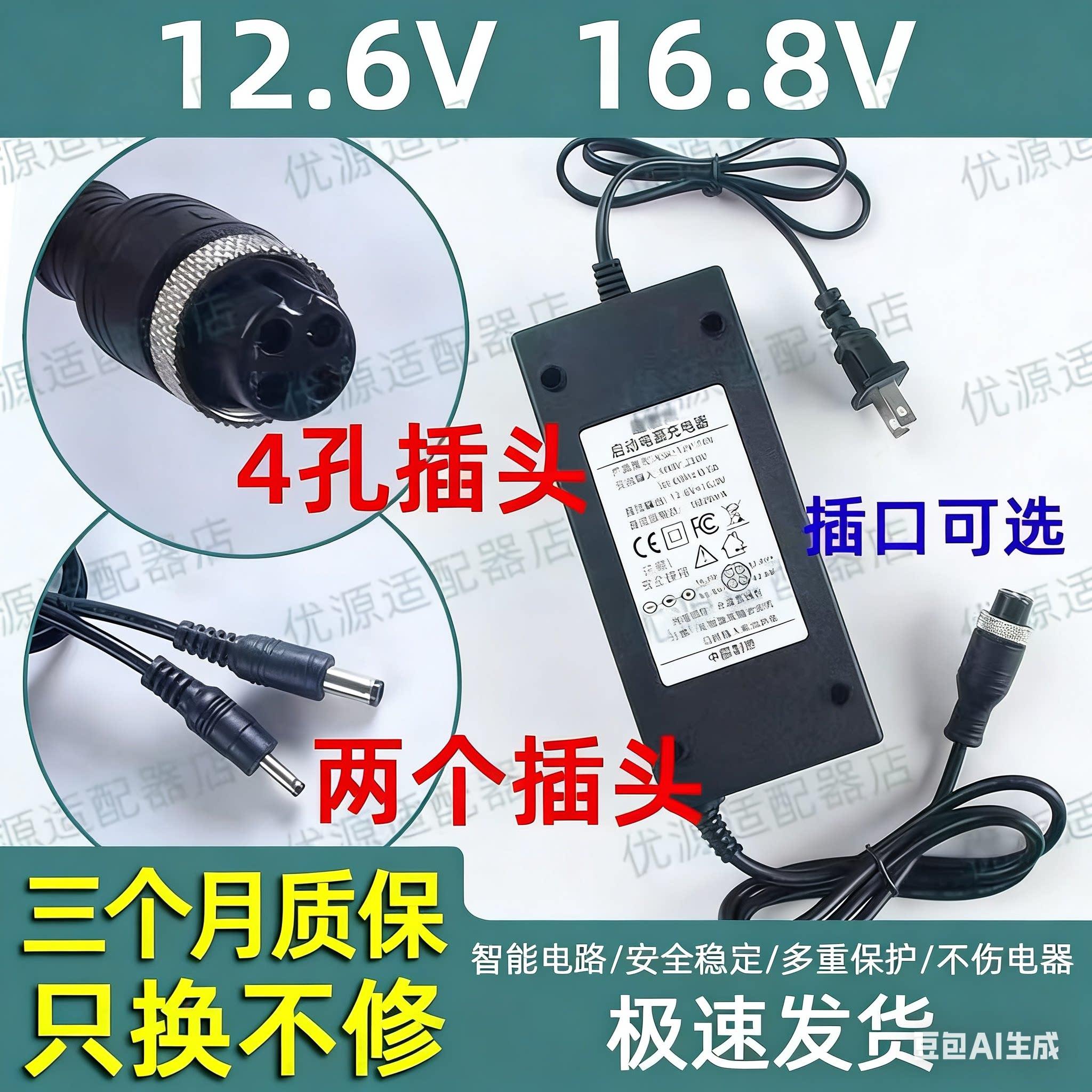 适用12/24V汽车应急启动电源搭电B&W隆路宝路杰士专用充电器电源