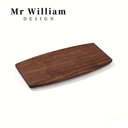 MR William 北欧轻奢胡桃木餐用托盘咖啡器具家用托盘手工茶盘